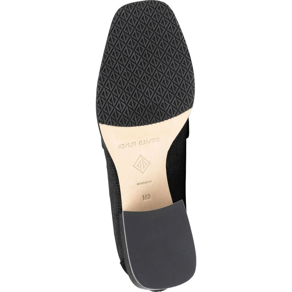 🆕 DONALD PLINER Arroyo Tassel Suede Loafer Shoes 8 Black - Picture 7 of 16